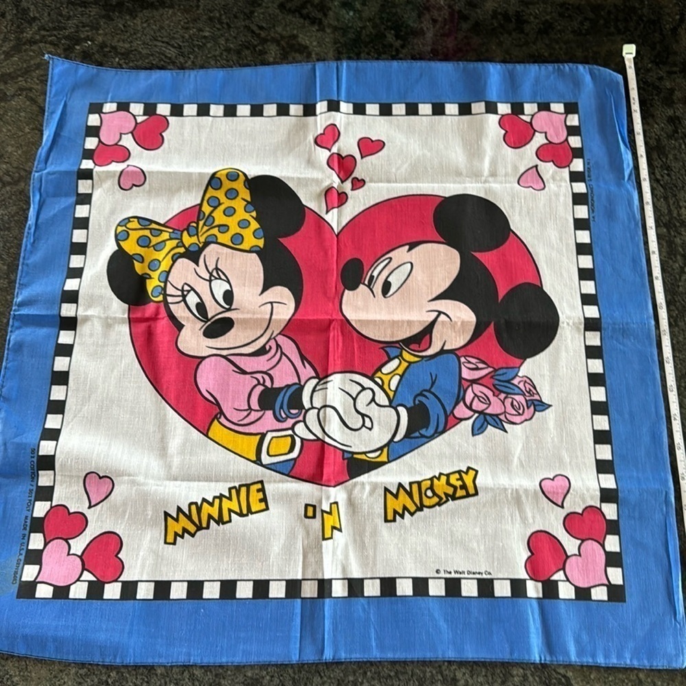 Vintage Disney 22 x 22" bandana